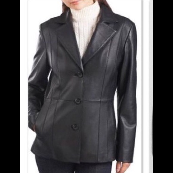 adler collection Jackets & Blazers - Adler Collection Leather Jacket Lambskin